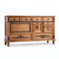Houten dressoir met versieringen zachte afwerking 150 x 45 x 85cm